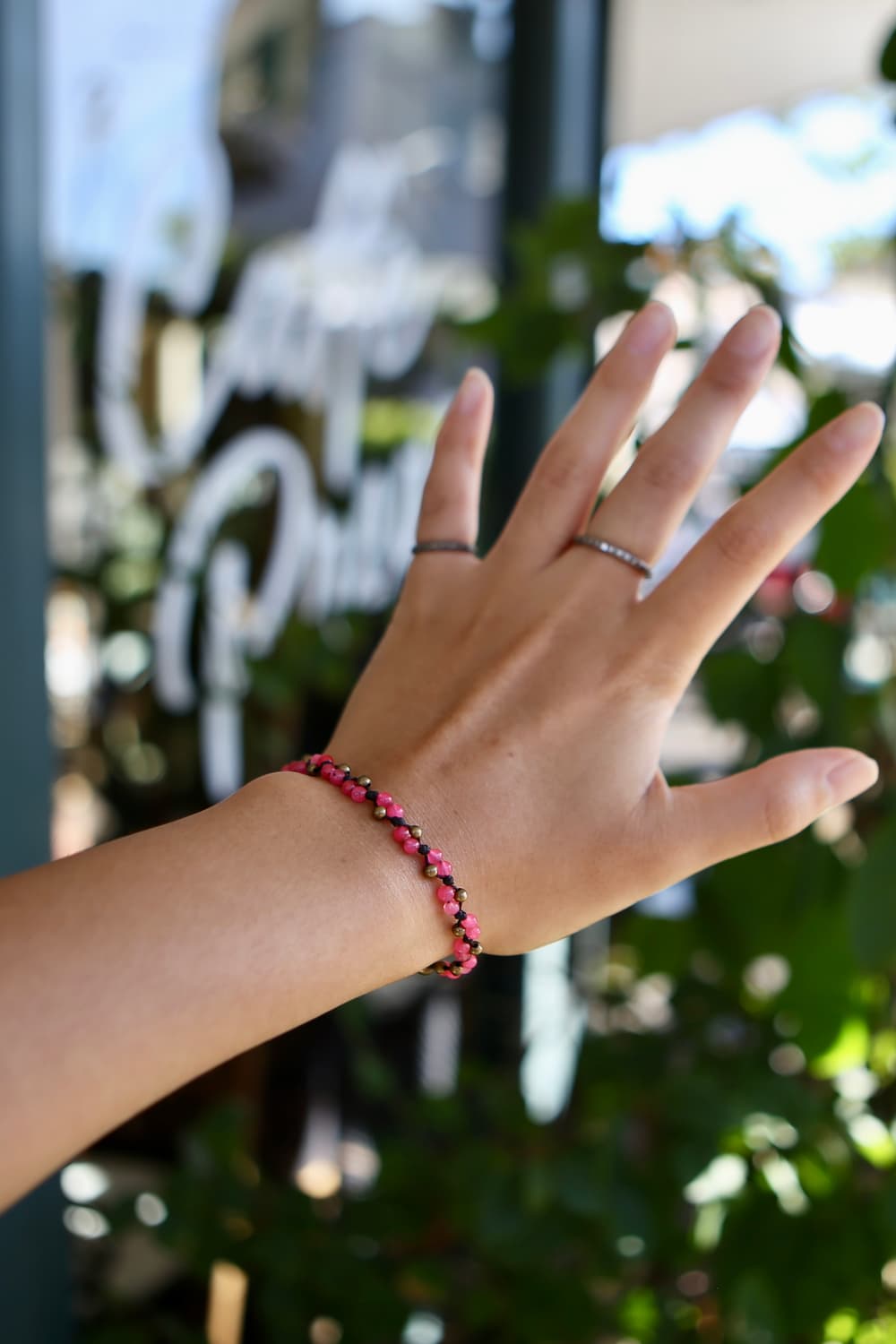 레인보우 마운틴의 뉴핑크 젬스톤 팔찌🌈 (무한 연결 스타일링) 상품이미지2