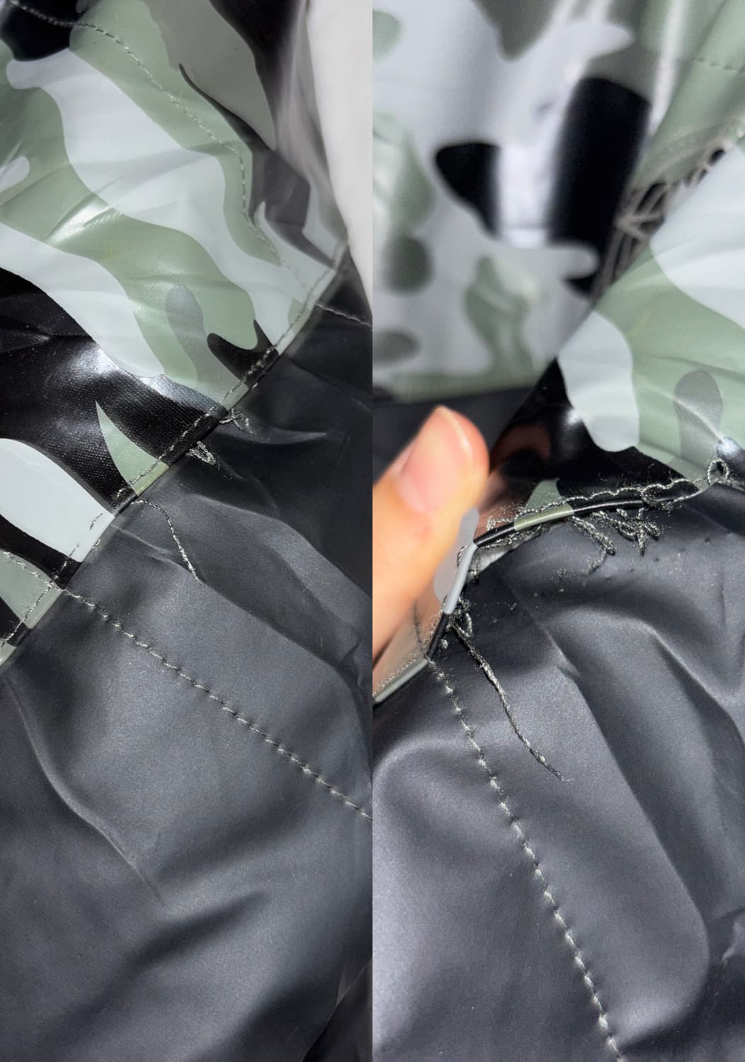 RIDE ON AEGIS PVC 패딩 자켓 / Camo 상품이미지5