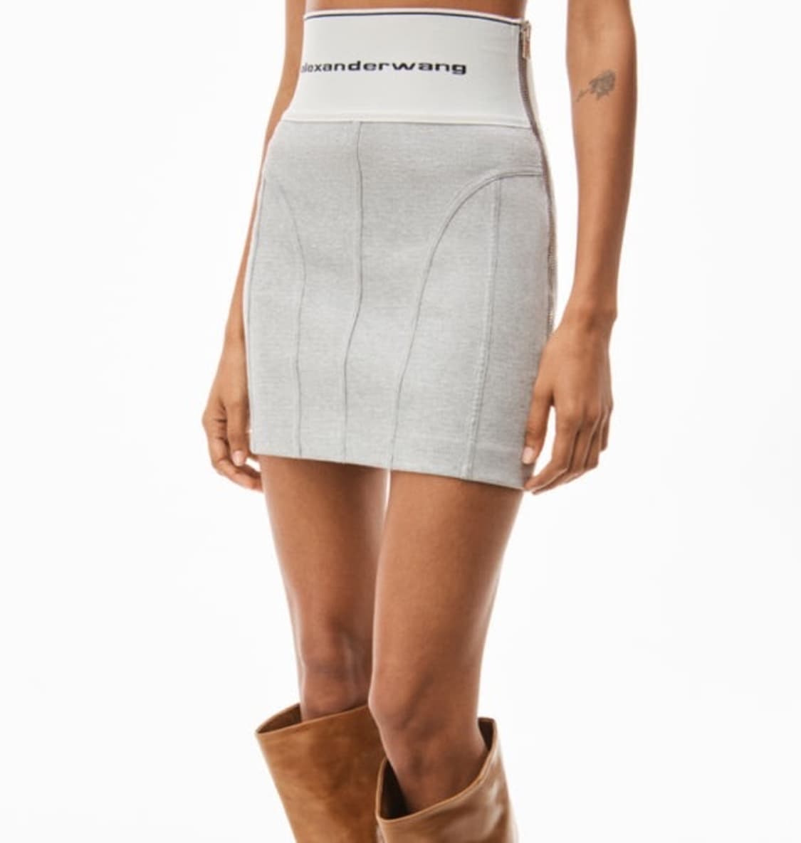 알렉산더왕 로고 엘라스틱 스커트 (새상품) 상품이미지1