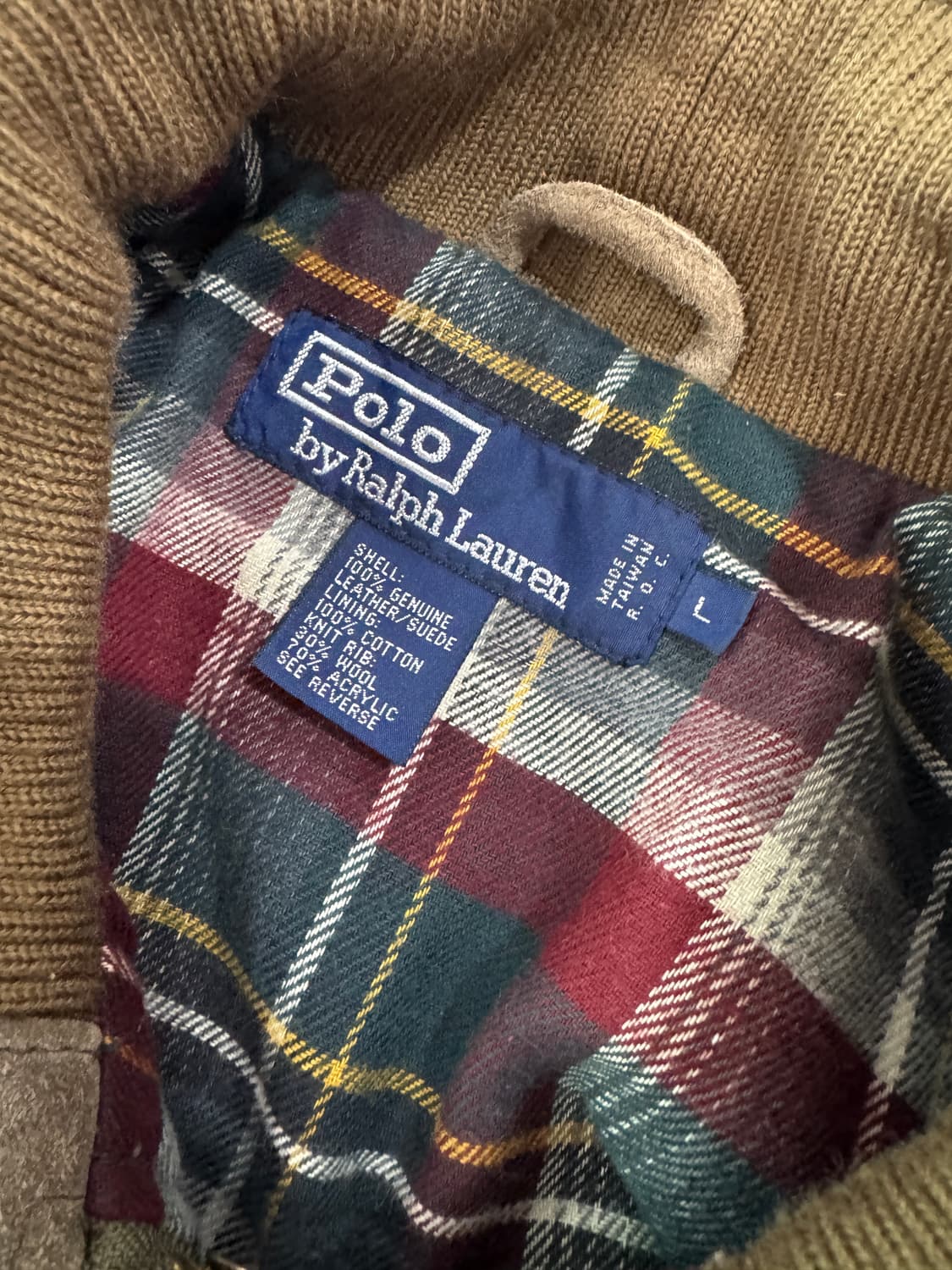 90s 폴로 스웨이드 헤링턴 상품이미지3
