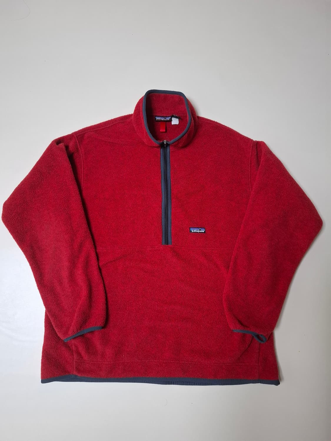 XL 파타고니아 90s 마수피얼 레드 하프집업 플리스 신칠라 상품이미지1