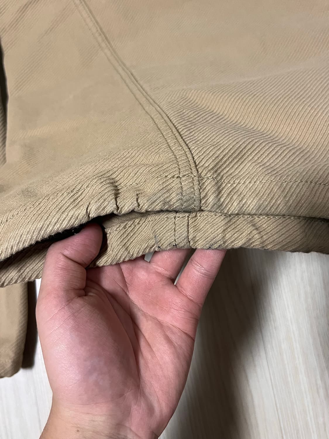 DNSR 트윌 커브드 치노 팬츠 상품이미지5