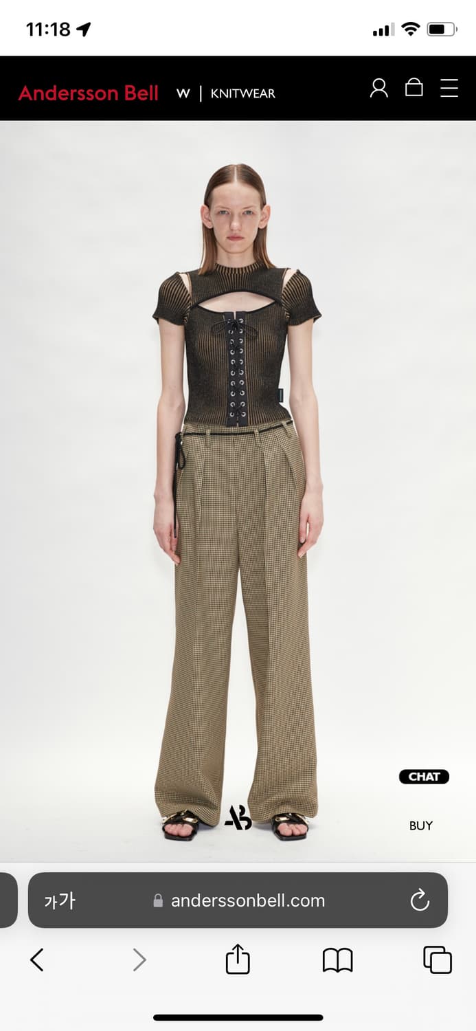 앤더슨벨 이네즈 코르셋 탑 andersson bell corset top 상품이미지2