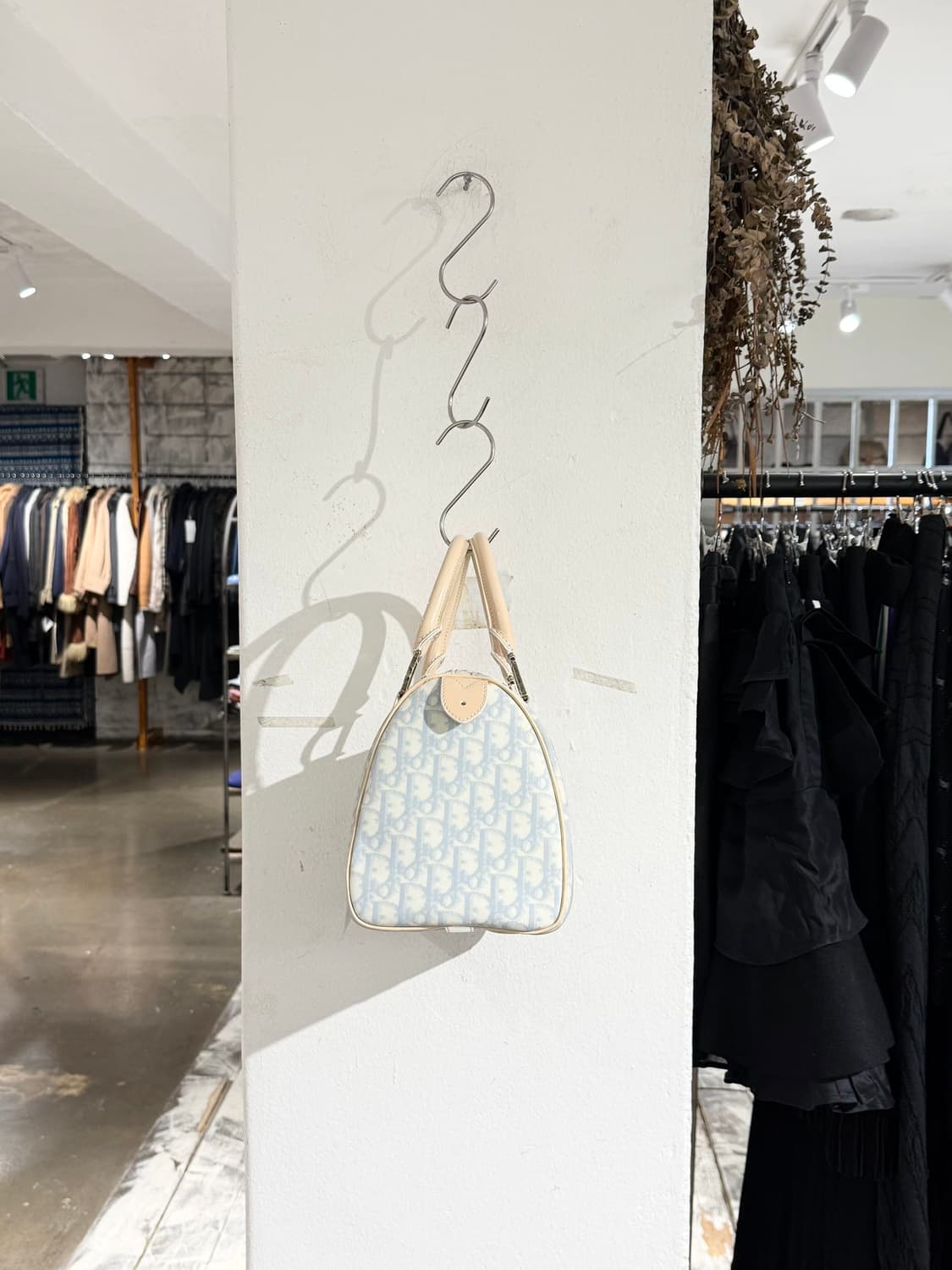 크리스찬 디올 스카이블루 오블리크 보스턴백 상품이미지4