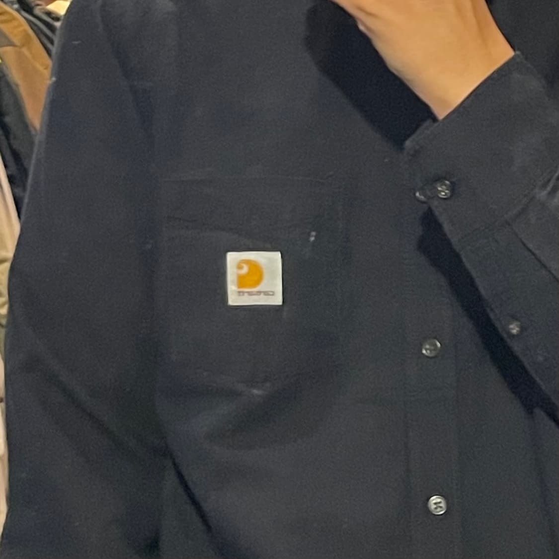 [IM] carhartt 칼하트 블랙 긴팔셔츠 상품이미지6