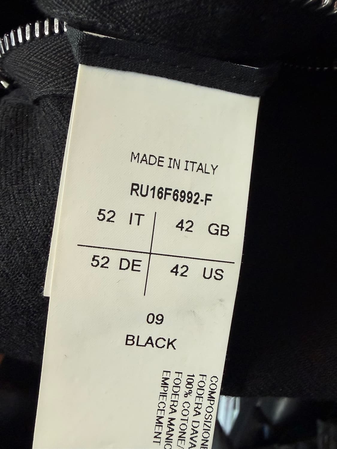 16FW Rick Owens 하이넥 코트 상품이미지7