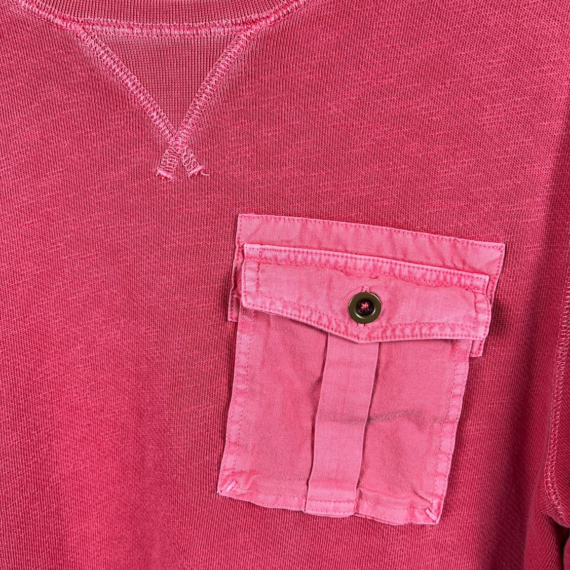 타미힐피거 가먼트 다이드 포켓 맨투맨 M-L 상품이미지3