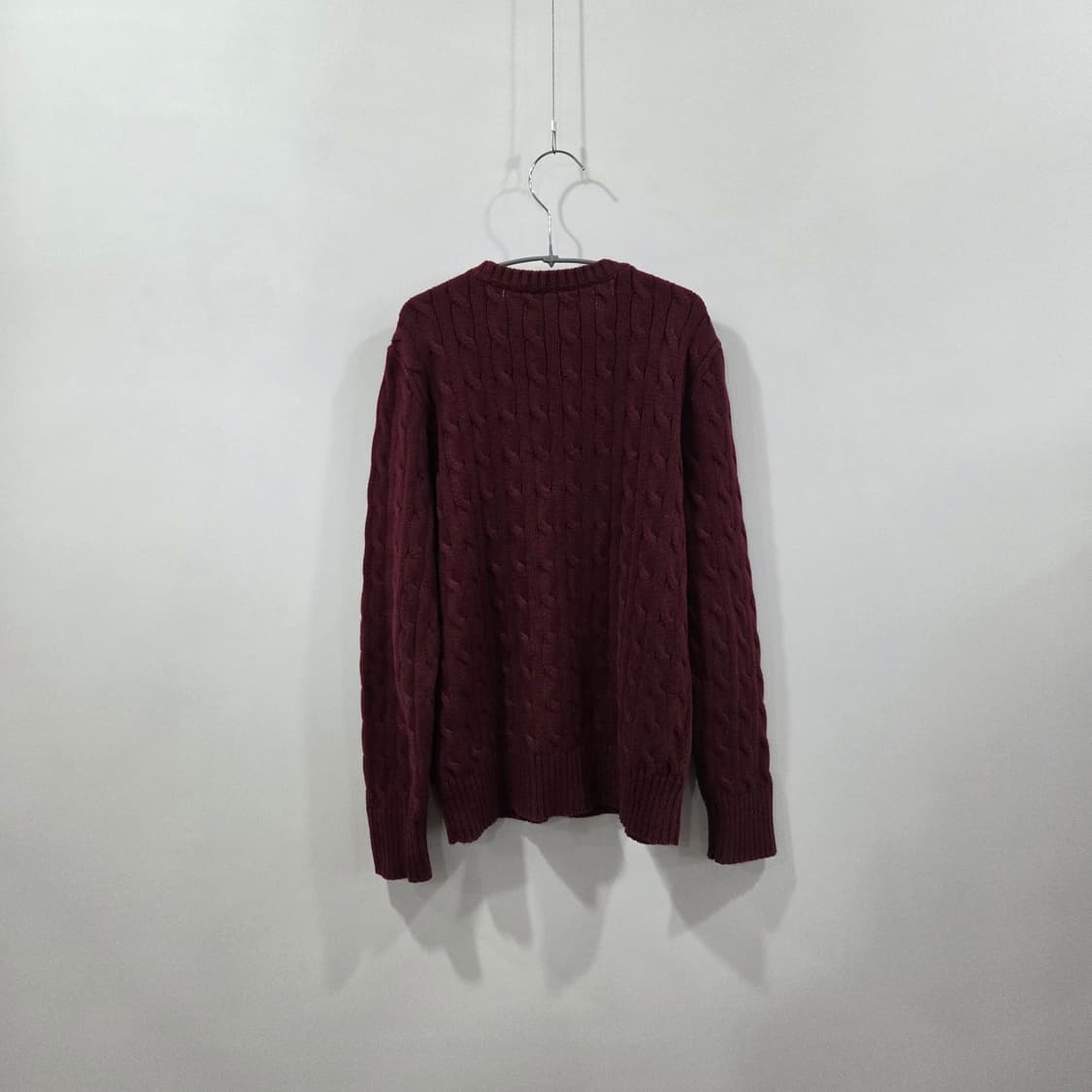 폴로랄프로렌 키즈 버건디 케이블 니트 M(10-12) 상품이미지5