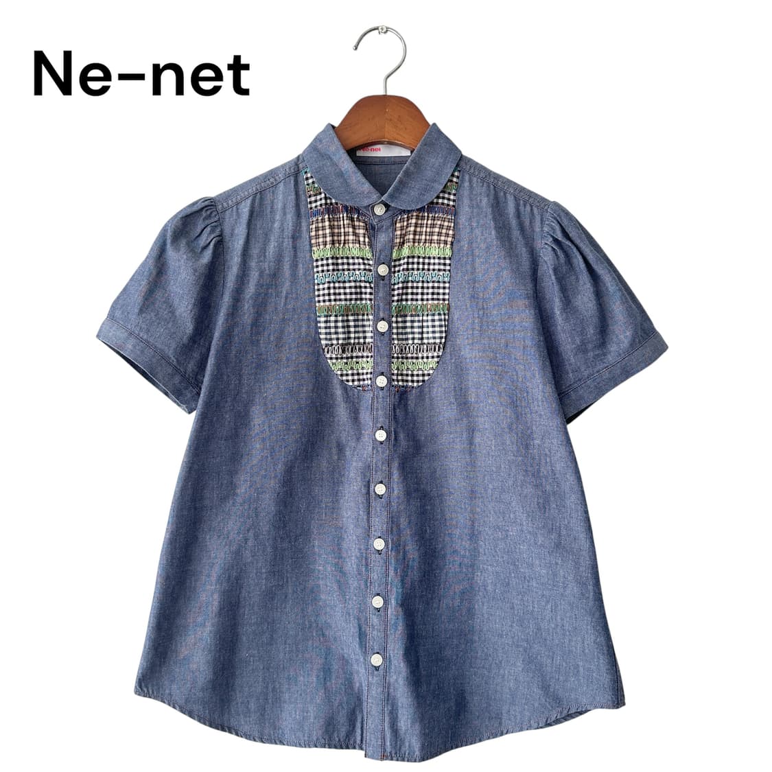 Ne-net 자수 홍콩 블라우스 상품이미지1