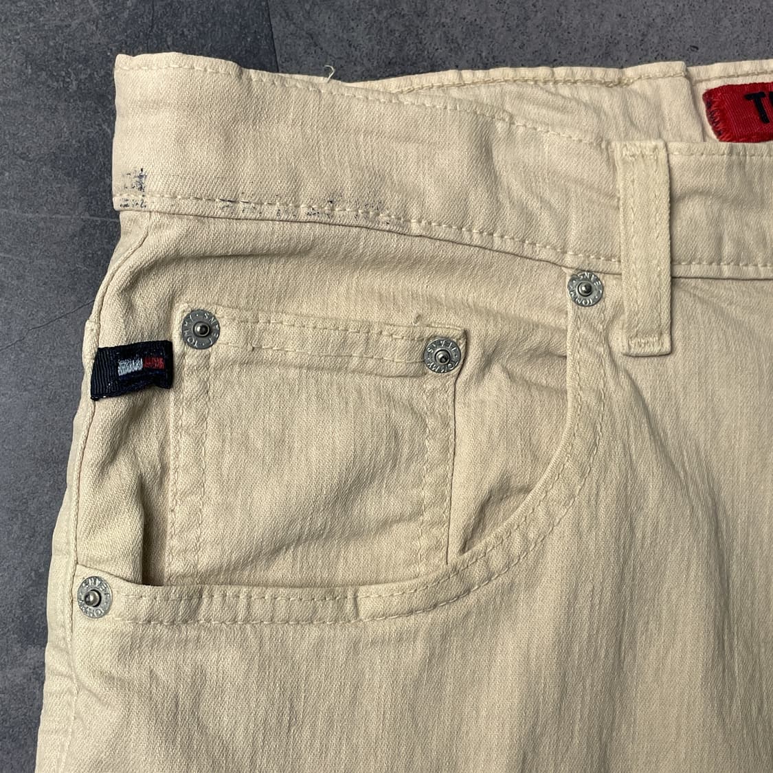 TOMMY JEANS 00s 타미진스 베이지 하프팬츠 A01194 상품이미지4