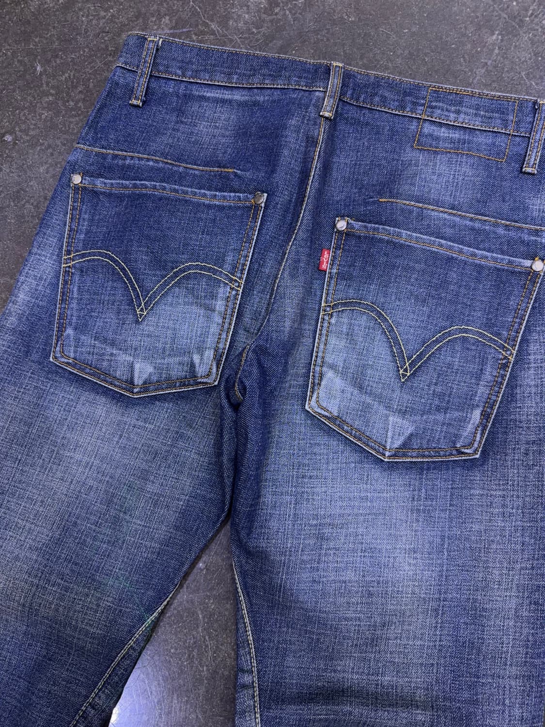 리바이스 00's 엔지니어드진 녹 워싱 데님팬츠 29 상품이미지8