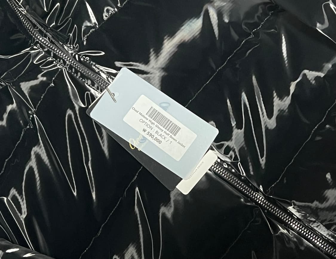 [새상품] 1) 볼란테 차드말론 하이 글로시 덕다운 패딩 상품이미지6