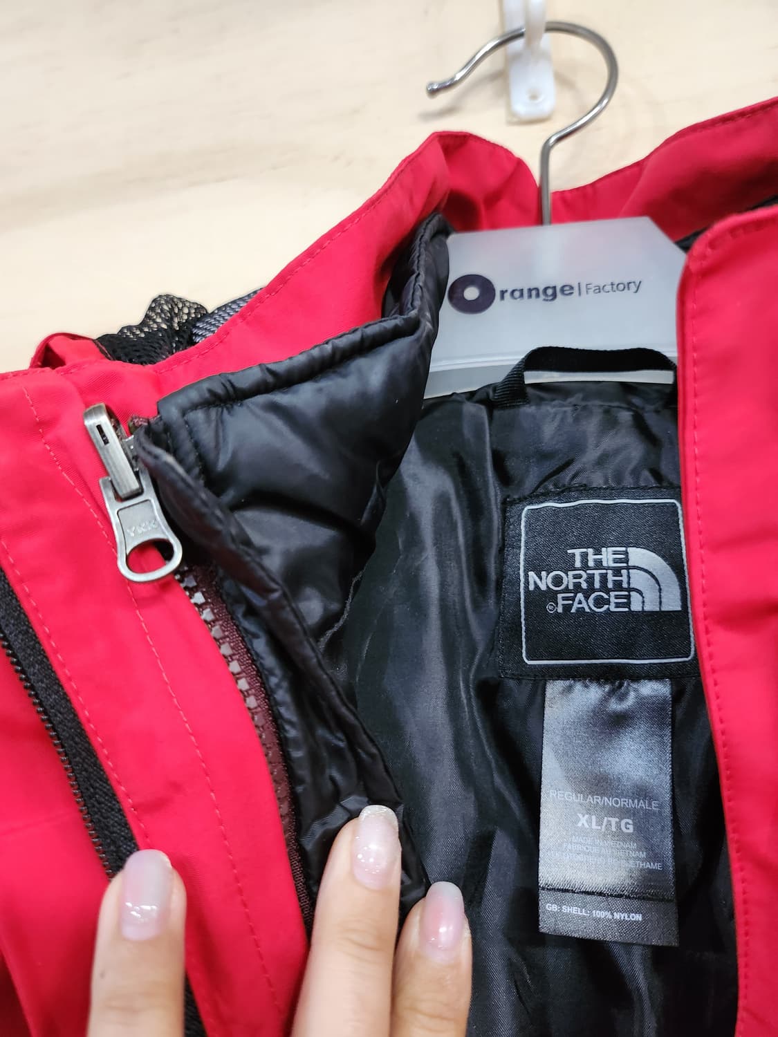 1109) 노스페이스 여성 바람막이 상품이미지4