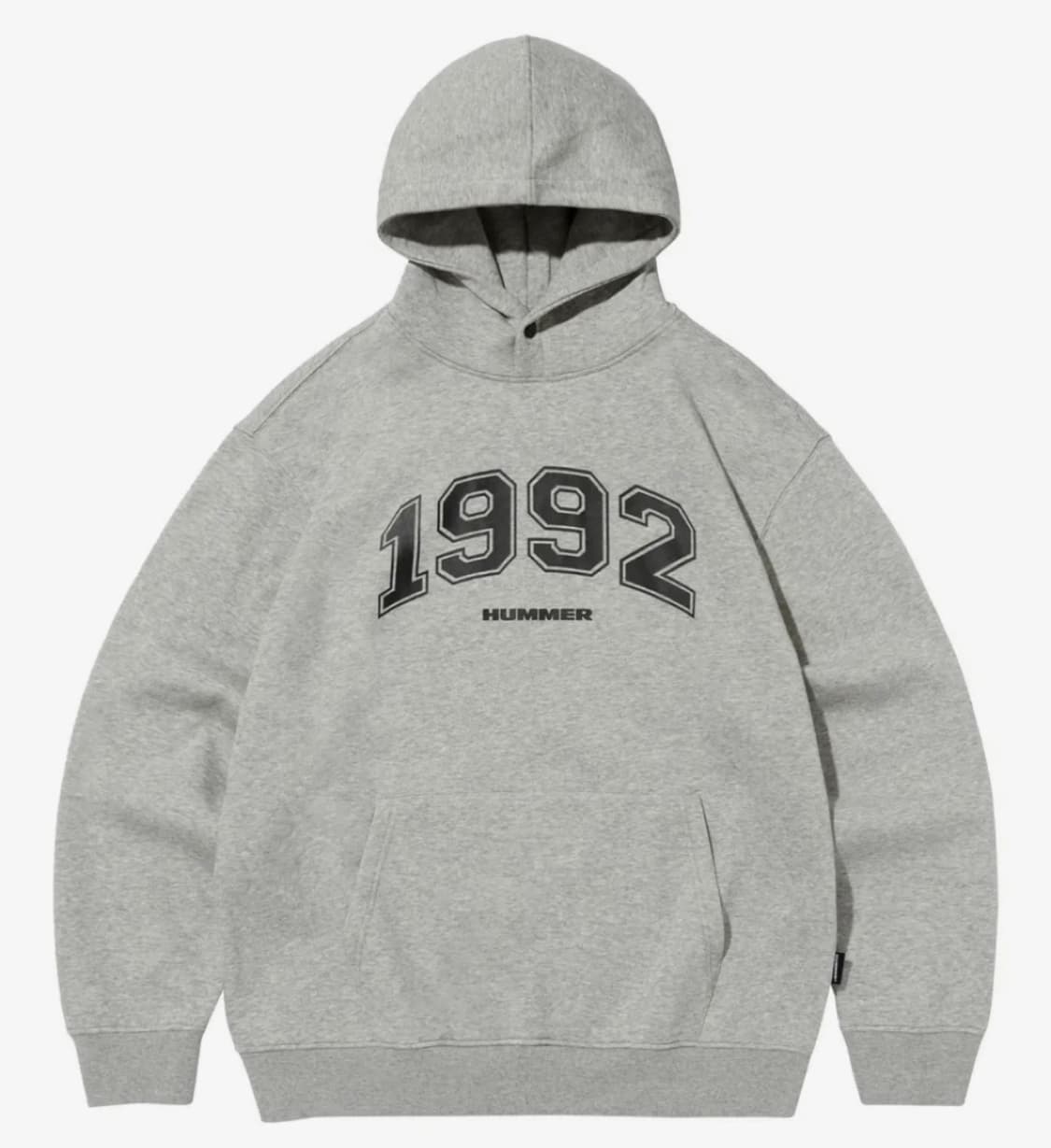 HUMMER 후드티 멜란지 그레이 상품이미지1
