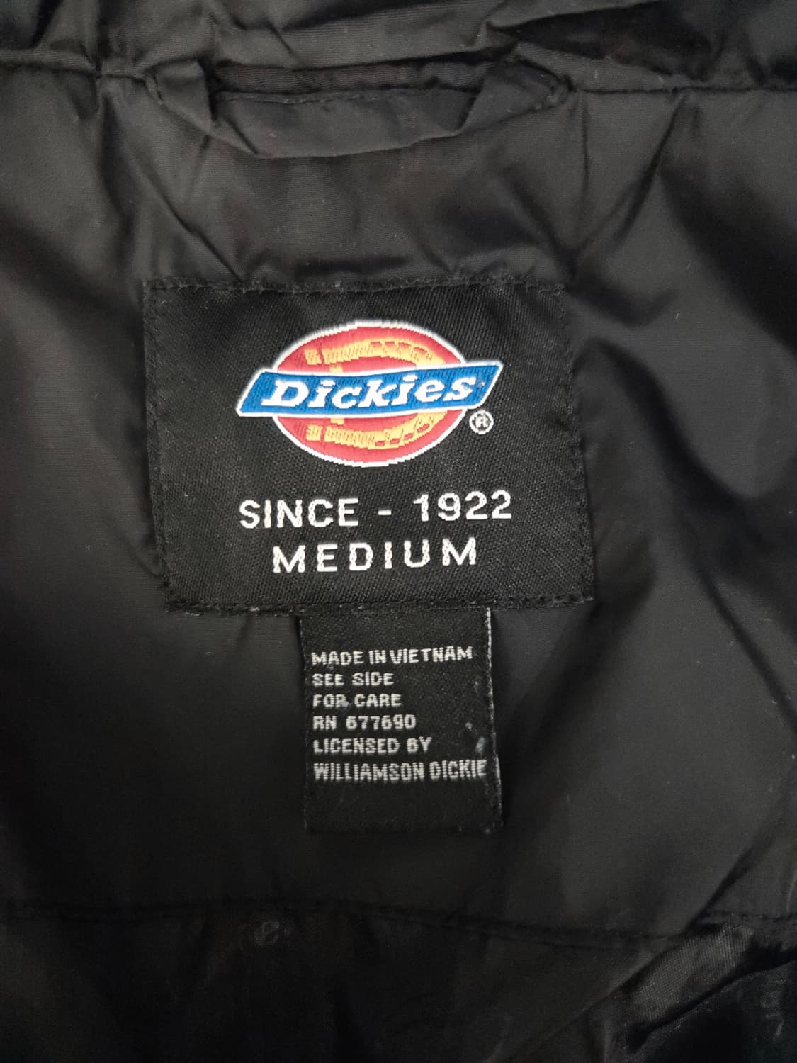 디키즈(Dickies) 블랙 후드 패딩 자켓 상품이미지7
