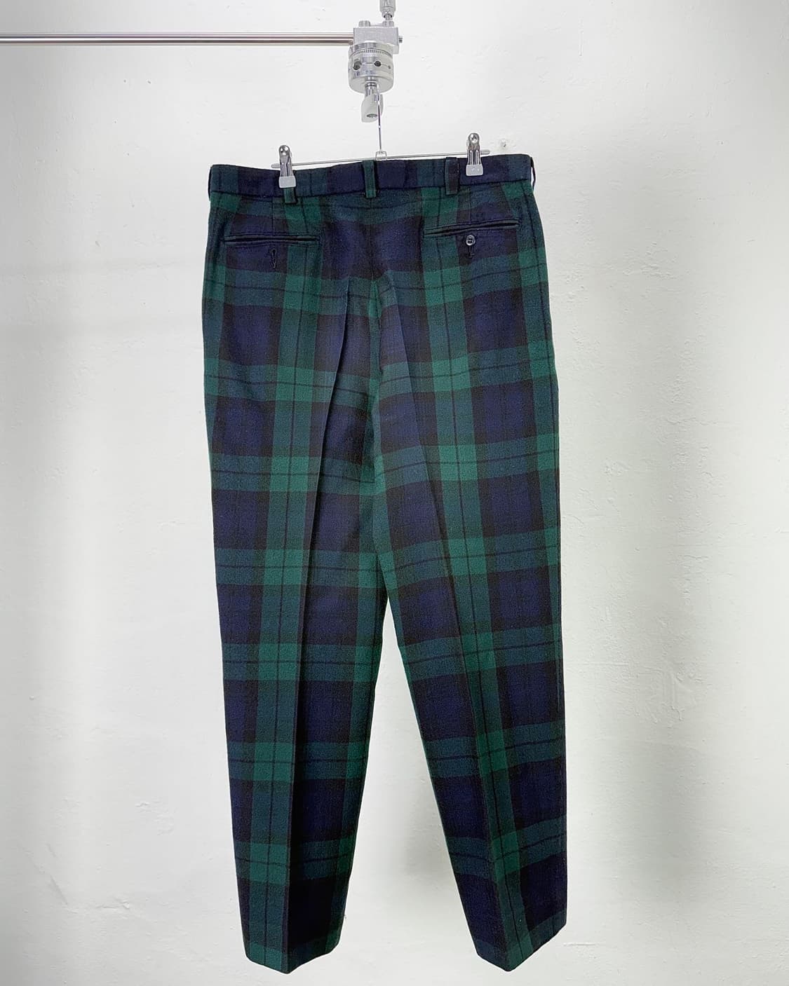 폴로 랄프로렌 블랙워치 원 턱 울 트라우저 팬츠 상품이미지6