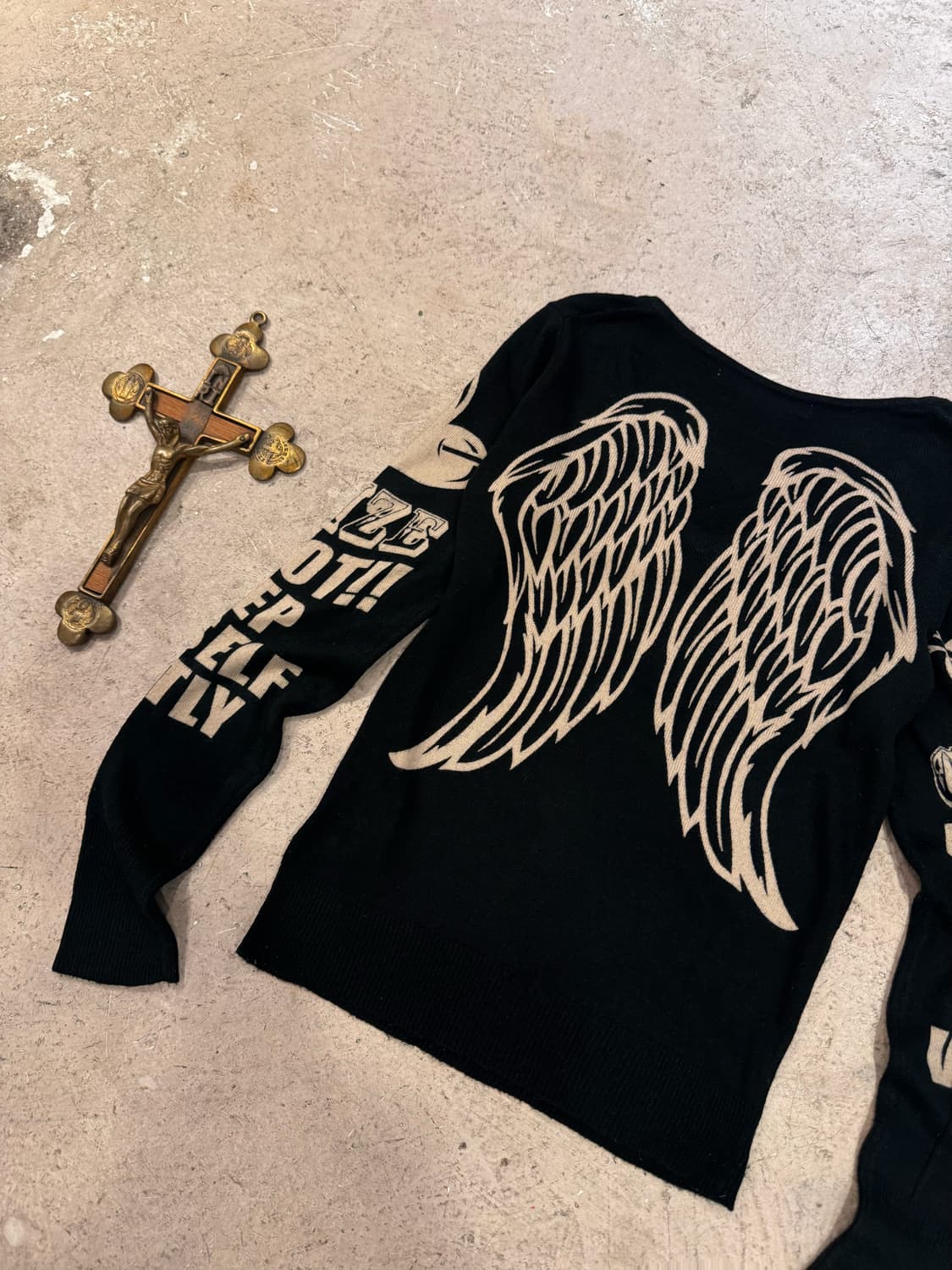 날개 프린팅 롱슬리브 상품이미지2