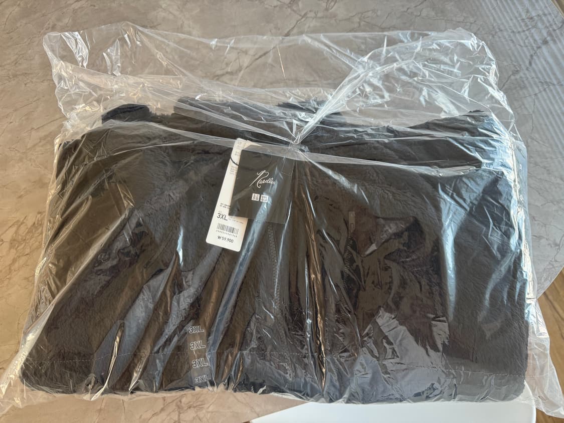 유니클로x니들스 후리스 블랙 상품이미지1