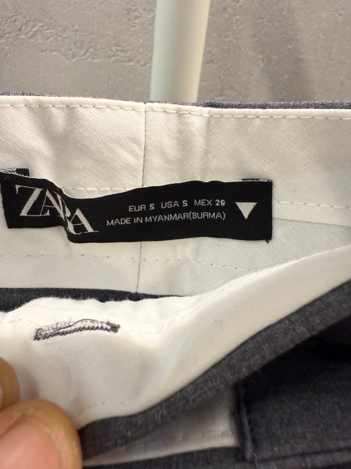 자라 ZARA 그레이 와이드 팬츠 S 상품이미지5