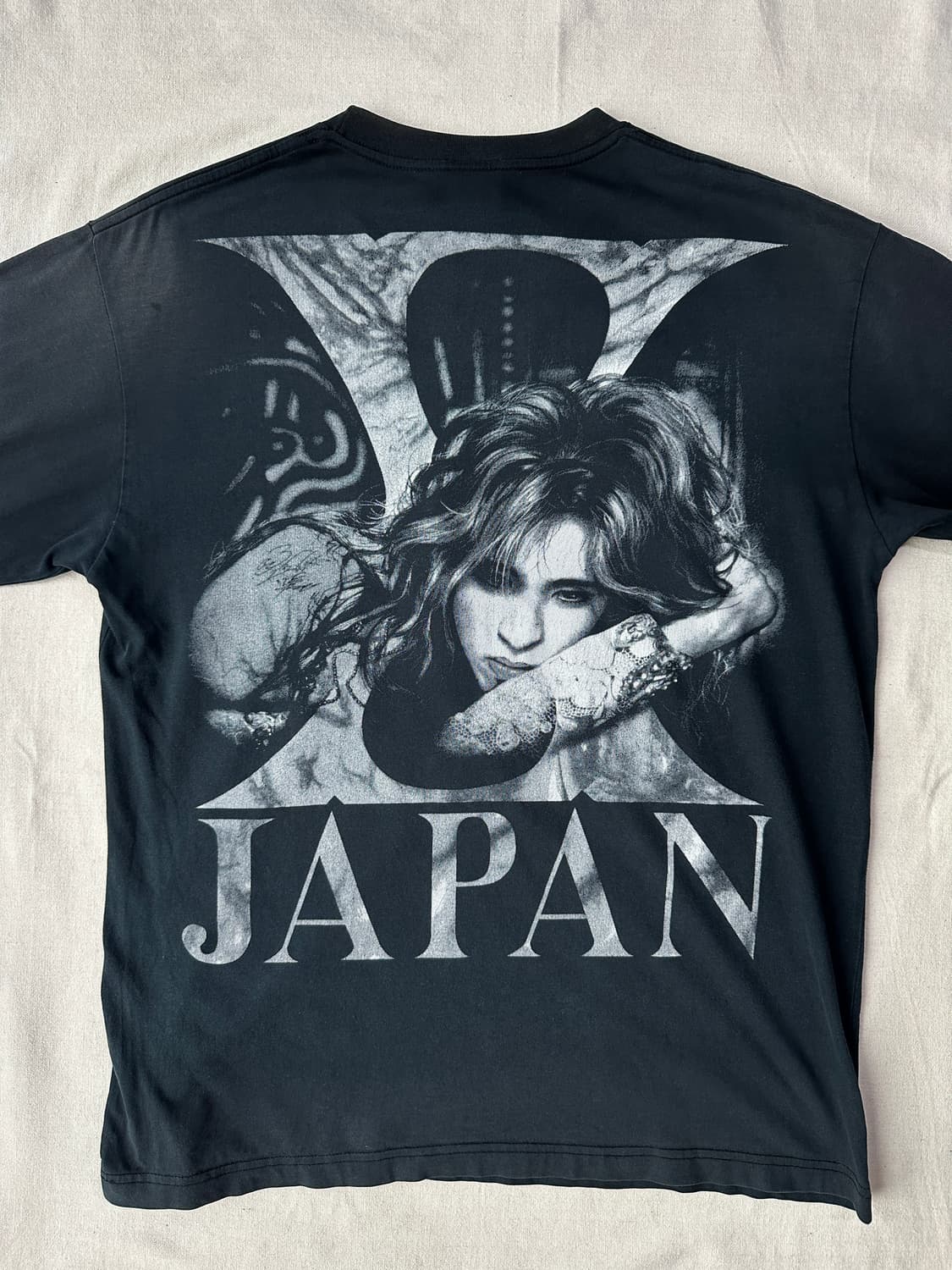 90s X JAPAN 요시키 프린팅 반팔 티셔츠 XL 상품이미지8