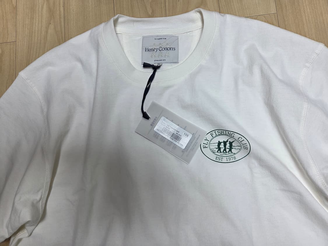 헨리코튼 FFC 반팔티셔츠 105 화이트 새상품 상품이미지2