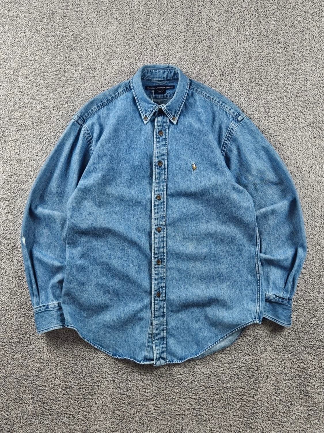 폴로랄프로렌 데님 셔츠 ( 8 / M추정 ) / 11268 상품이미지1