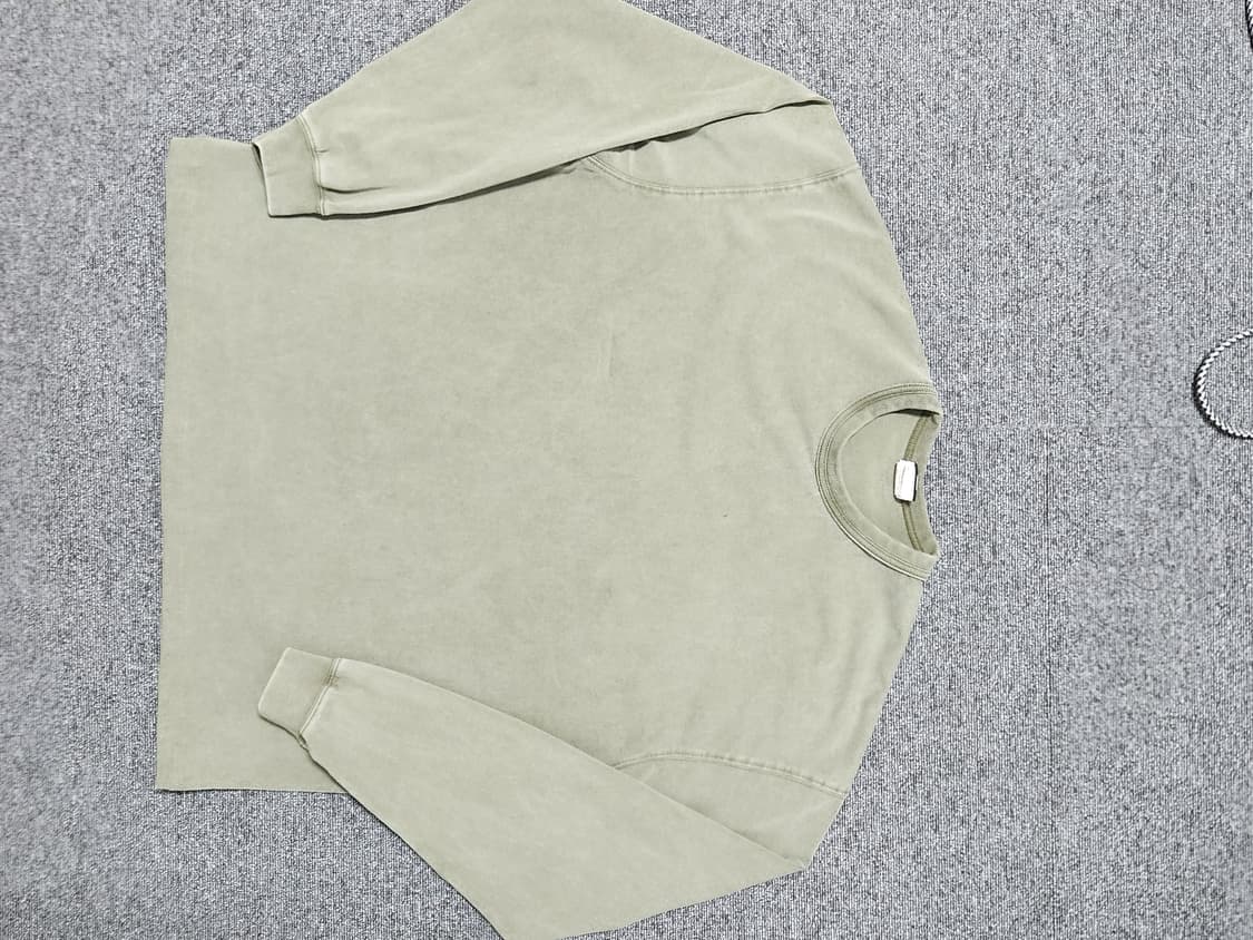 아웃스탠딩 빈티지 워싱 롱슬리브 올리브 상품이미지1