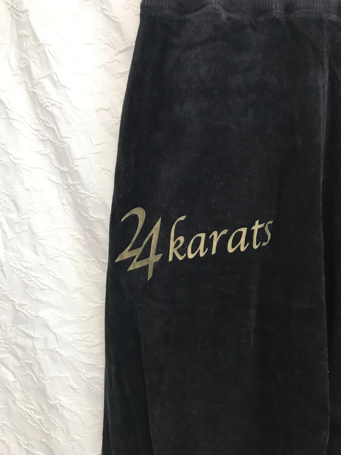빈티지 24karats 펑크 벨벳 투웨이 트레이닝 팬츠 상품이미지4