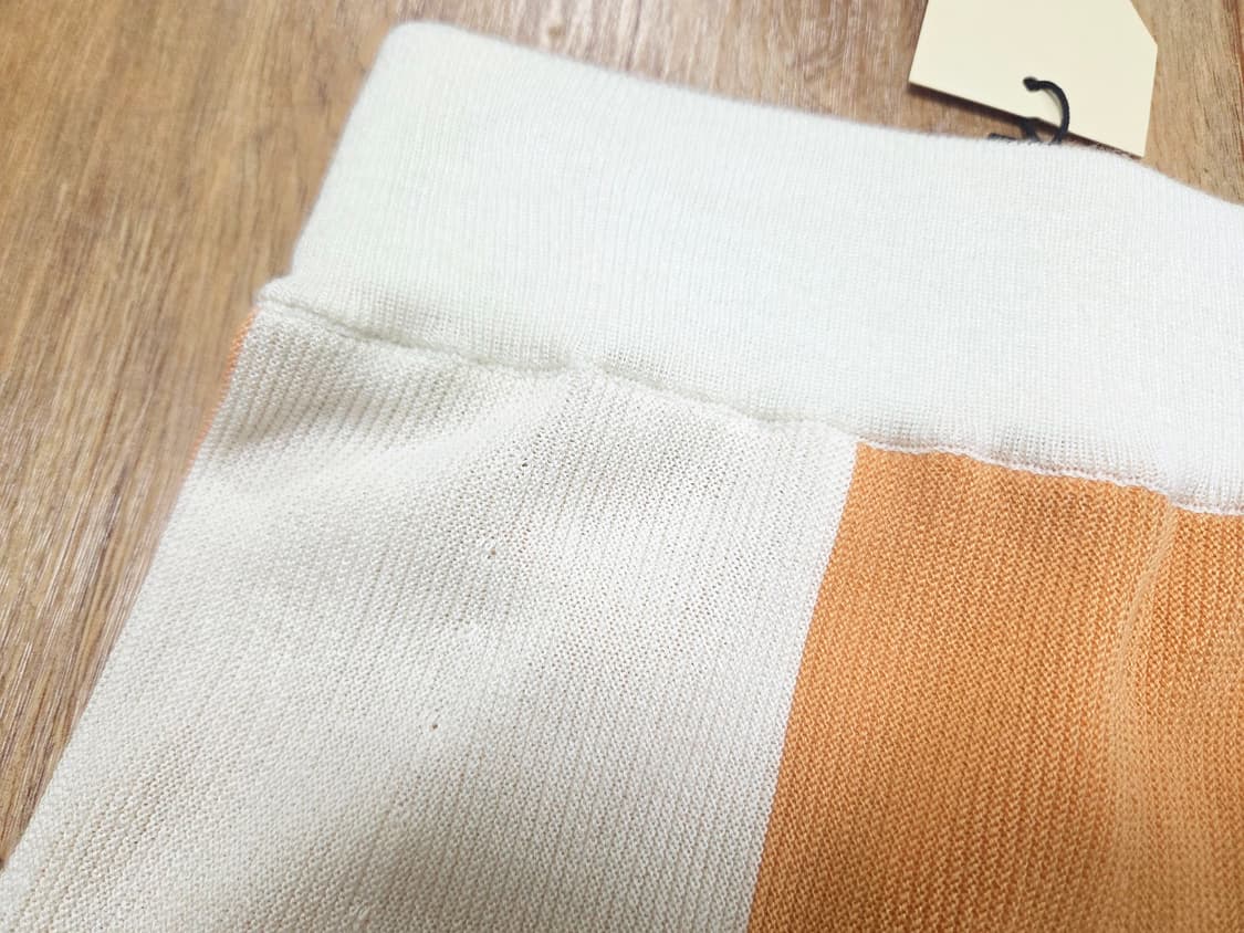 제이리움(J.RIUM) 텍스쳐드 스트라이프 플레어스커트 55 새상품 상품이미지6