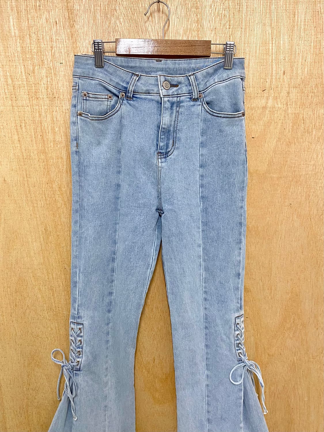 VTG race-up flare pants 레이스업 플레어 팬츠 상품이미지5