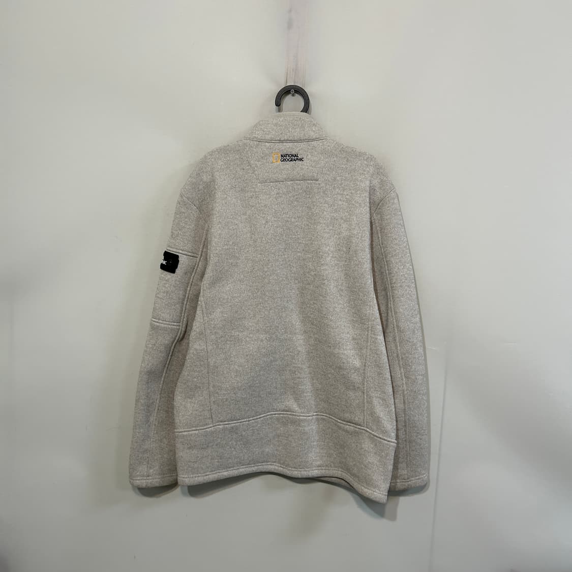 내셔널지오그래픽 남성 기모 니트 풀집업 105 상품이미지3