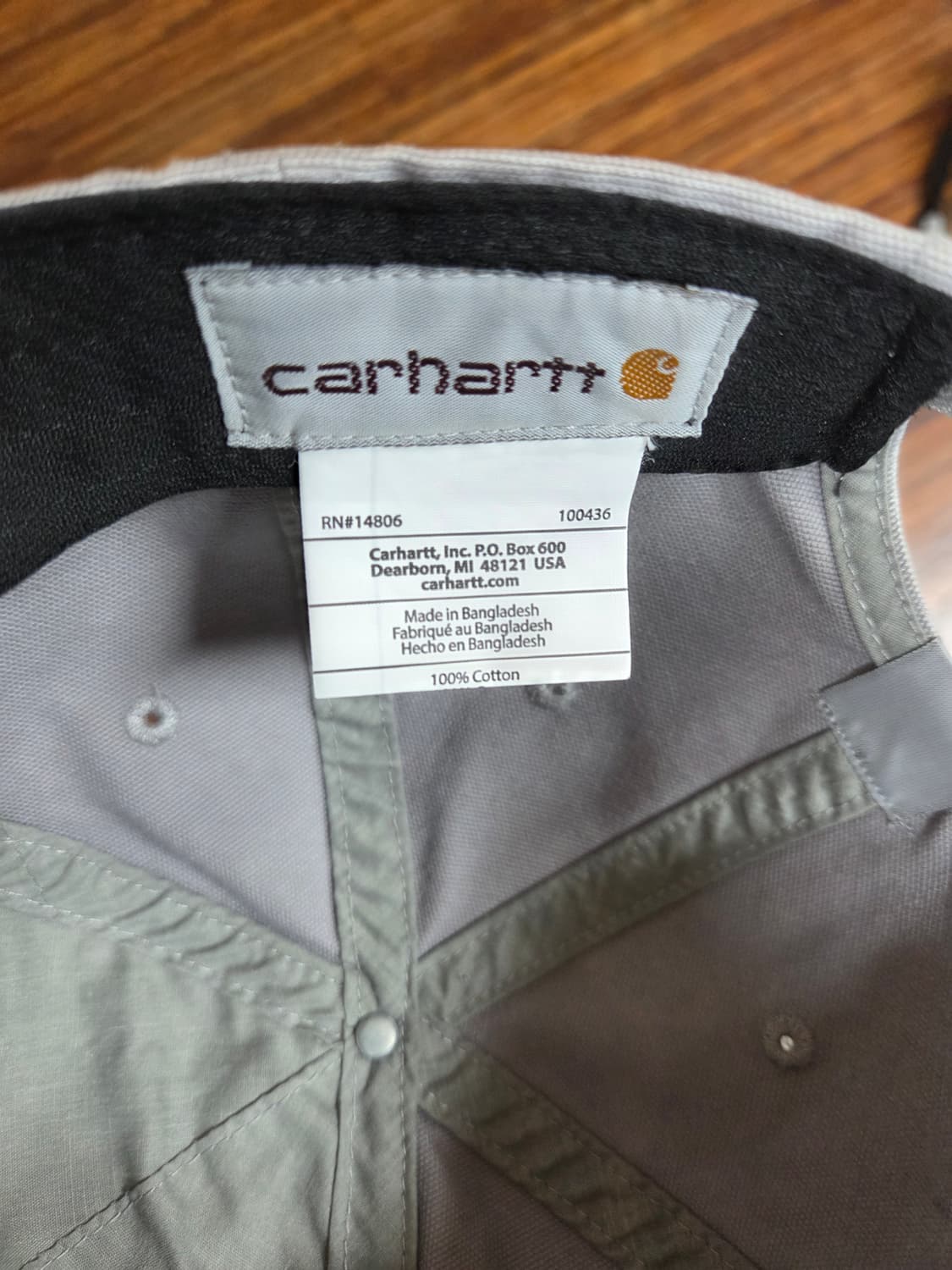 칼하트 레터링 로고 모자 프리  상품이미지5