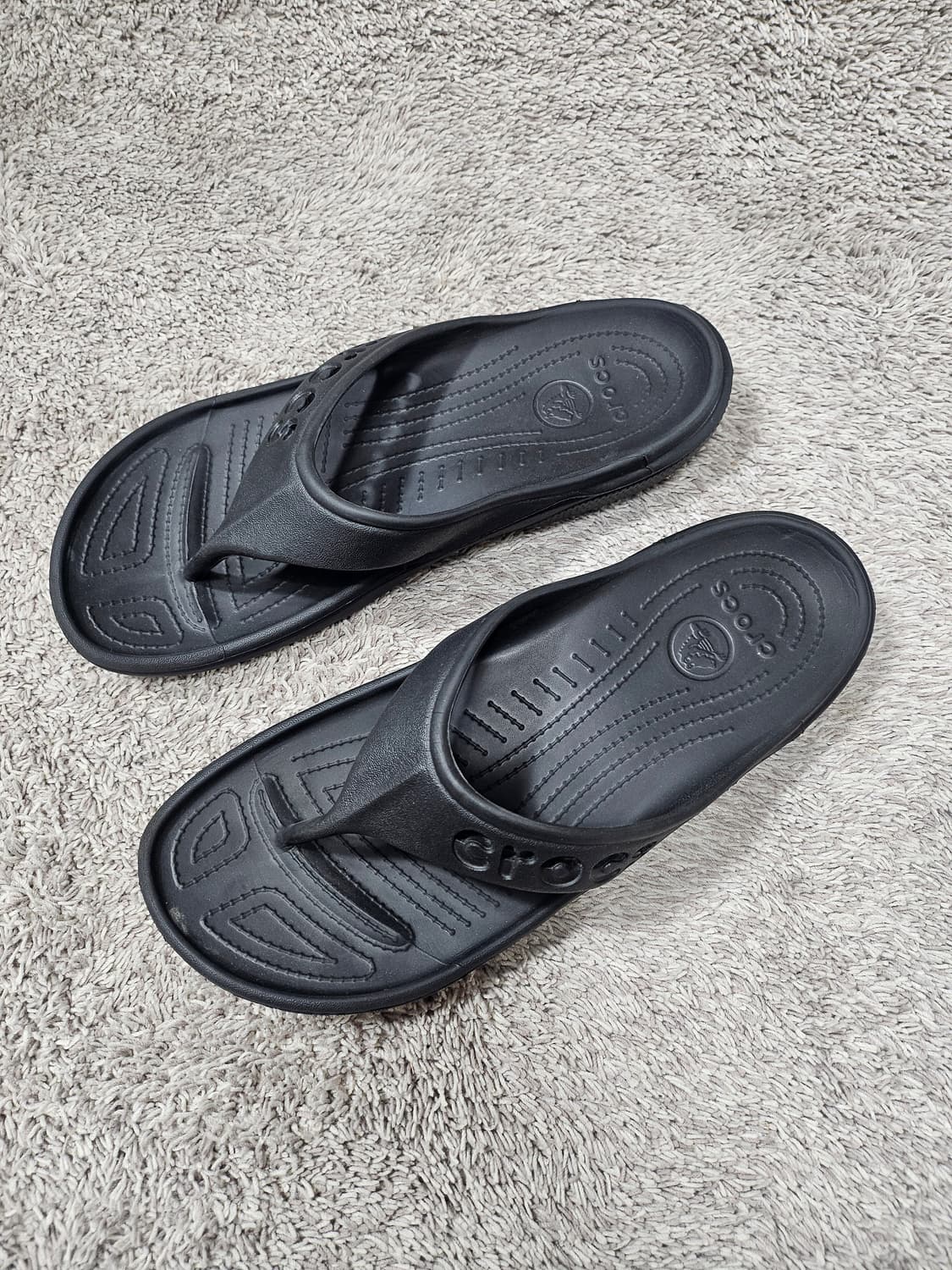 크록스 블랙 쪼리 285-290 상품이미지5