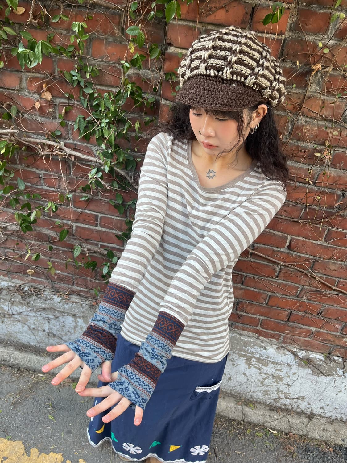 소매 핸드워머 롱 슬리브 상품이미지2