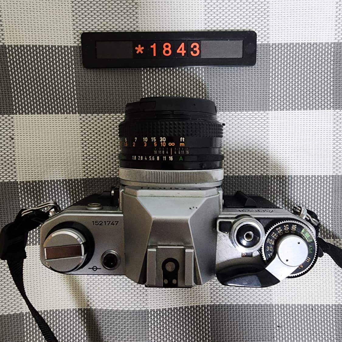 캐논 AE-1 필름카메라 실버바디 1.8 단렌즈 상품이미지3