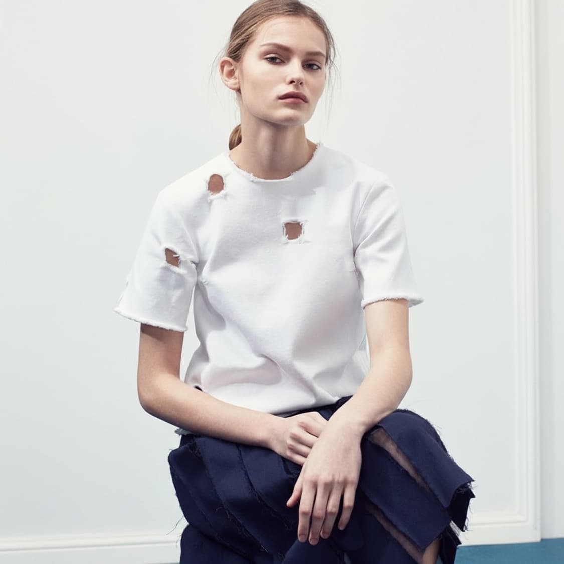 36/ 루이비통 1990AW 디스트로이드 엠보싱 반팔 상품이미지1