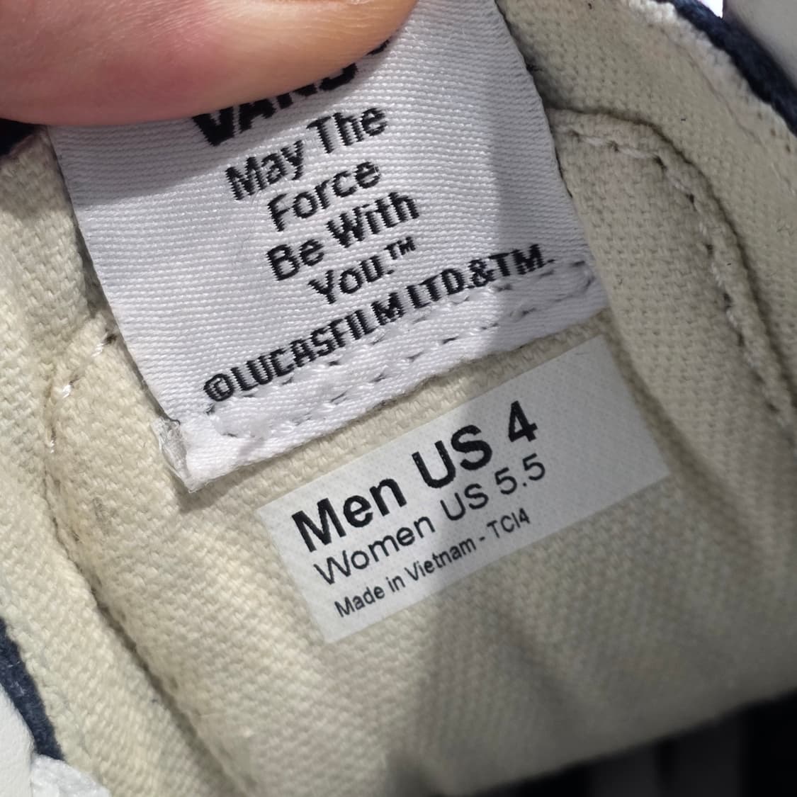 4q-4:반스 스타워즈 스케이트-하이 플로럴 패턴 (약 22.5cm) 상품이미지10