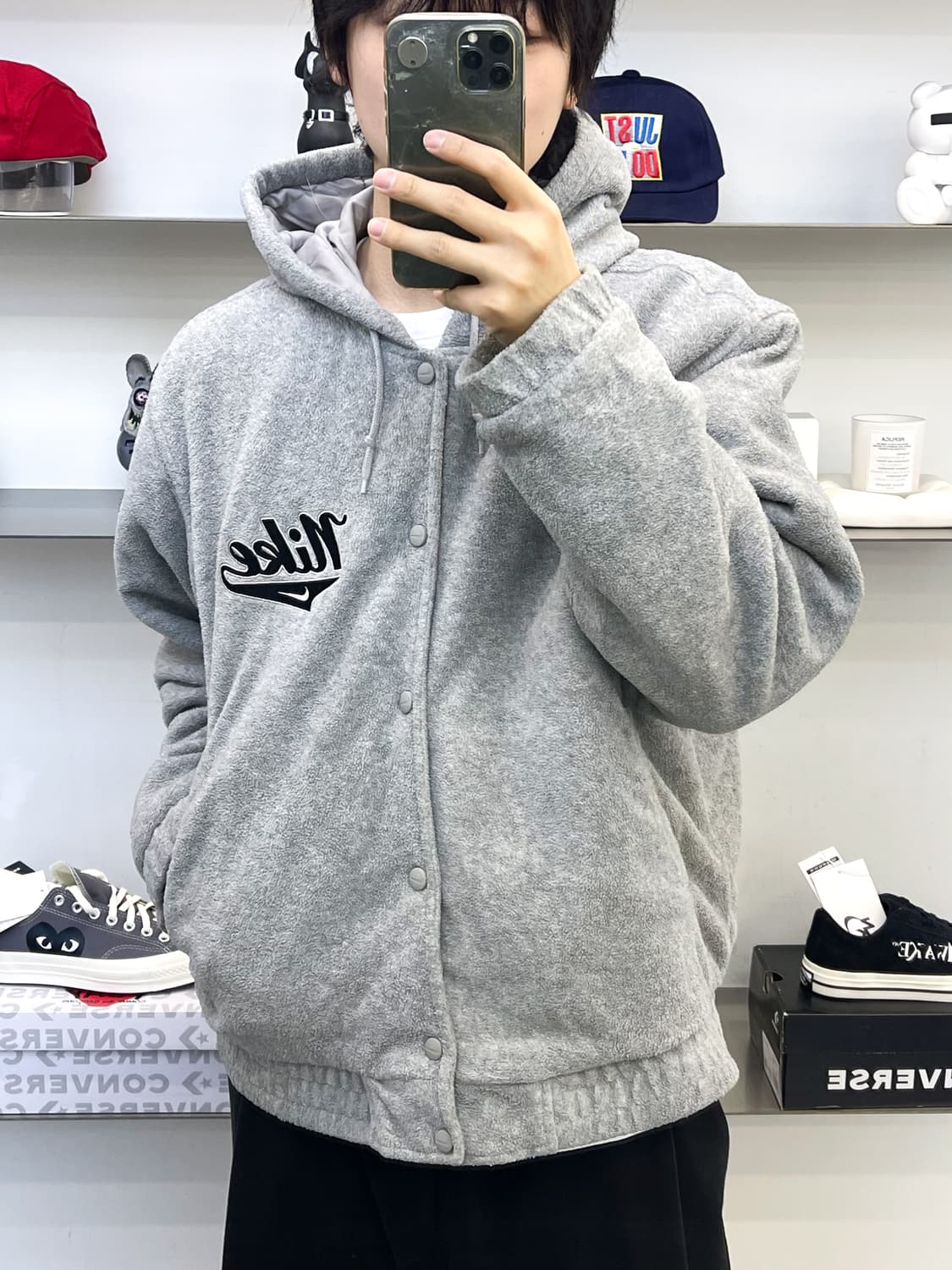 나이키 2000s 빅스우시 후드 플리스 자켓 상품이미지2