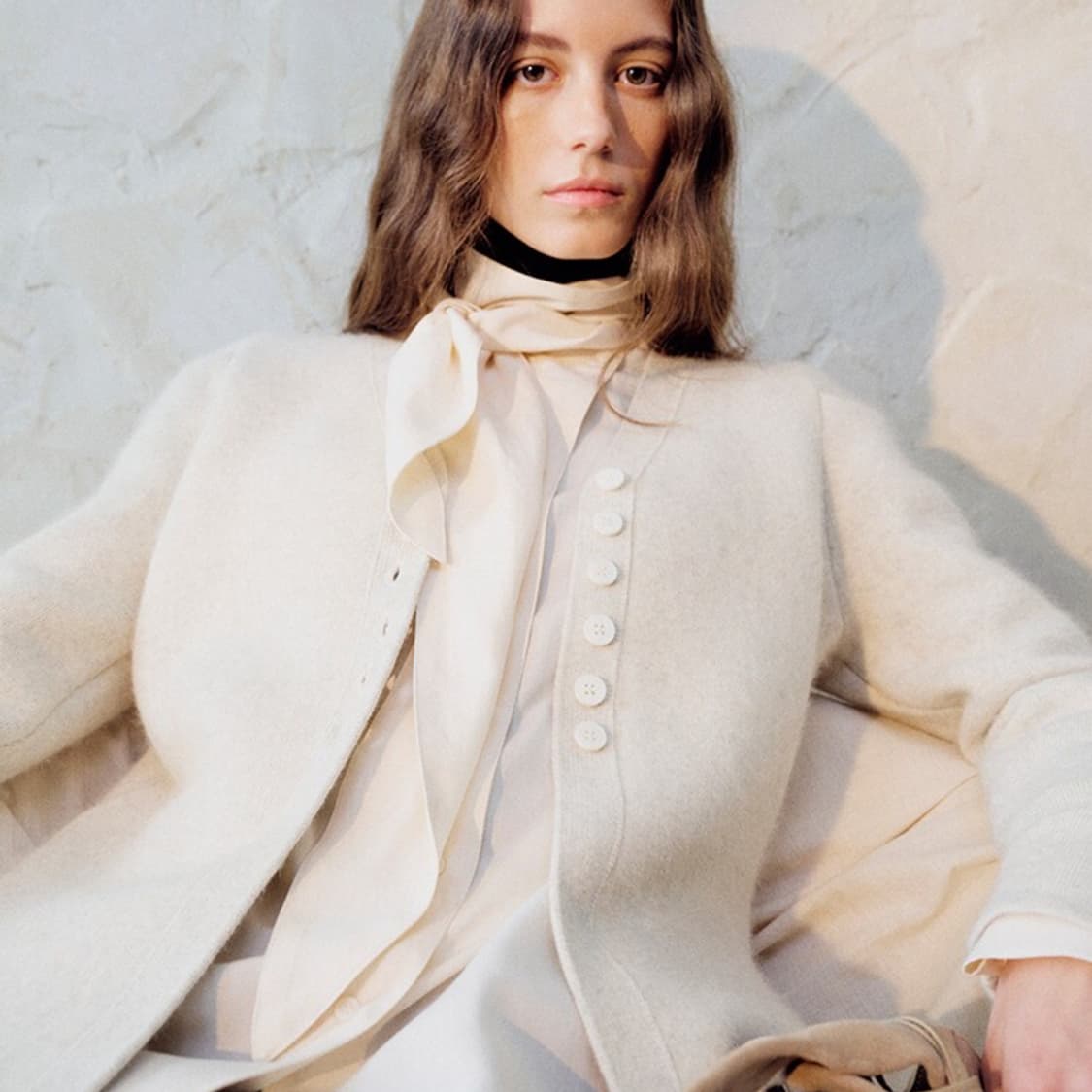 우이(OUIE) 울 라쿤 롱 벌룬 가디건 55-66 상품이미지4