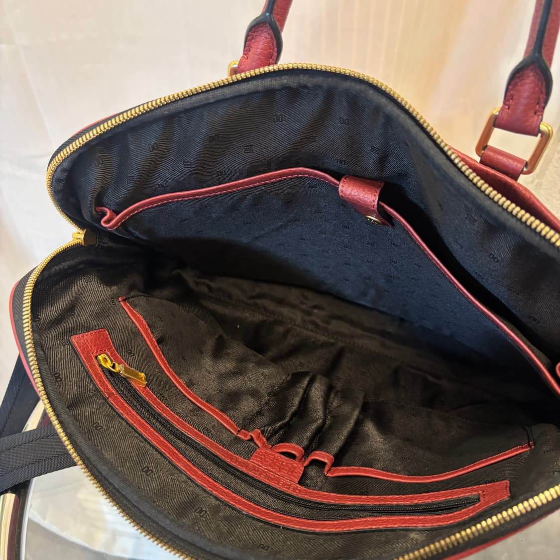 정품 닥스 가죽 브리프케이스 토트백     상품이미지8