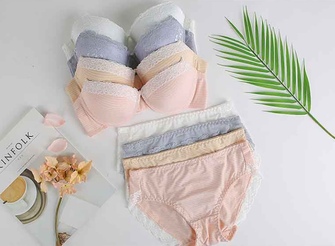 예쁜 와이어 레이스 브라팬티종세트 판매 상품이미지1