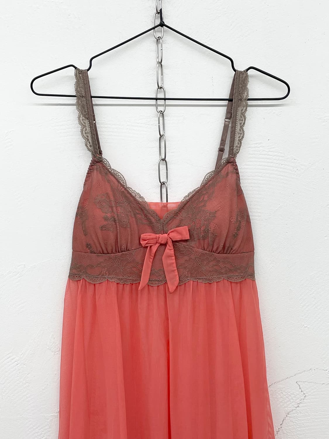 피치 레이스 시어 슬립 상품이미지5