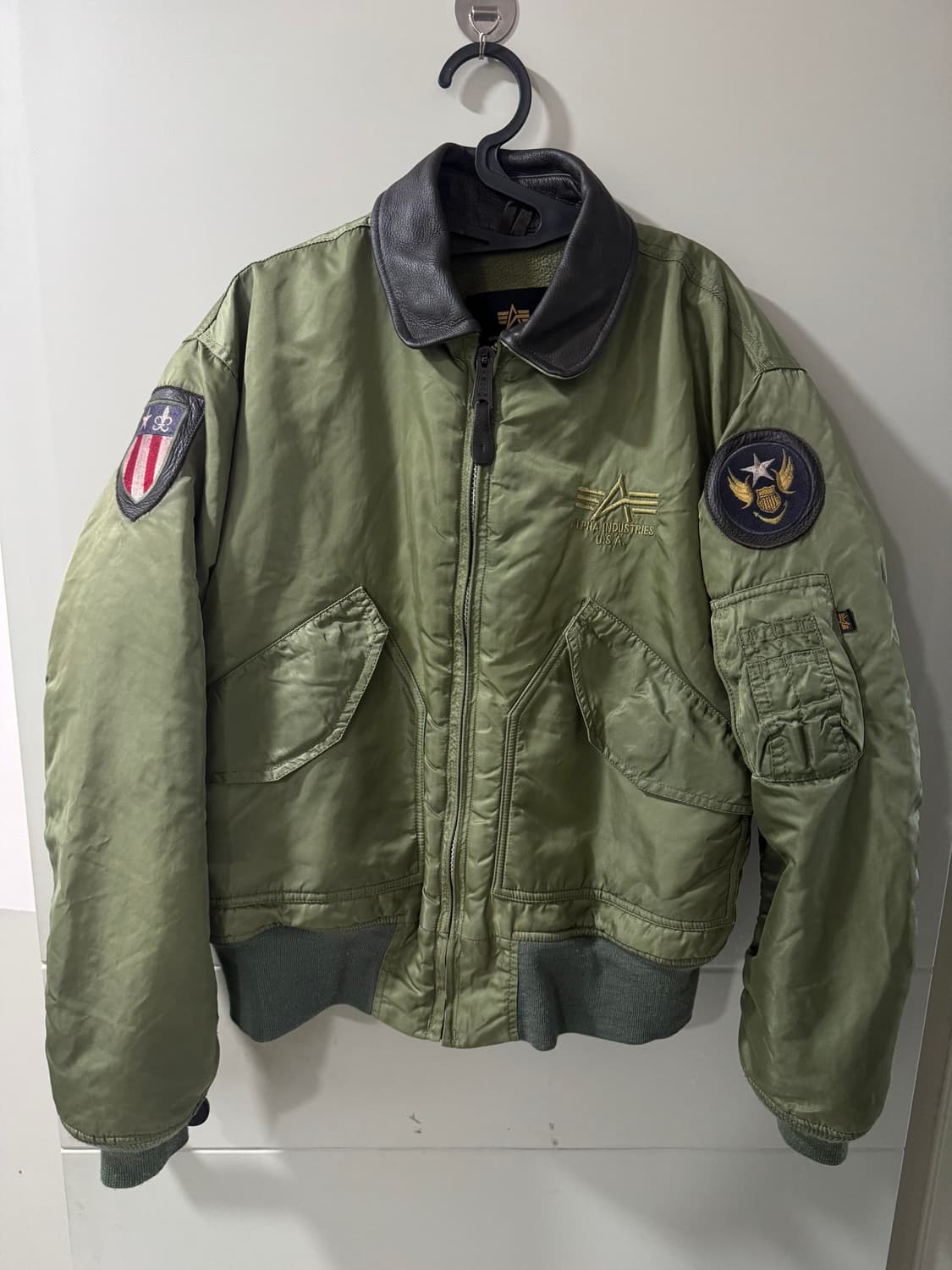 미제 90s 알파인더스트리 cwu-45p  피일럿 항공 점퍼 상품이미지1