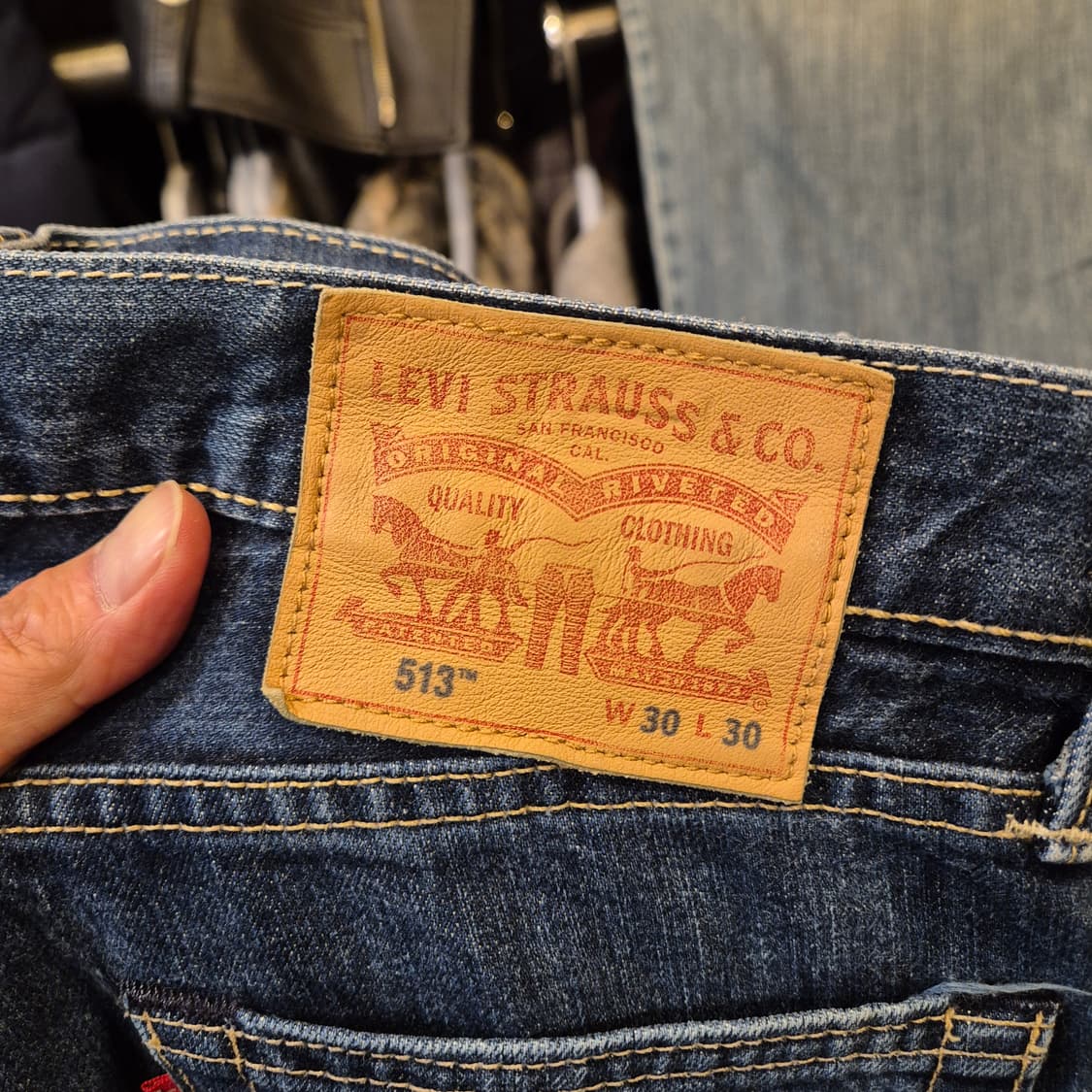 30인치 리바이스 513 청바지  상품이미지3