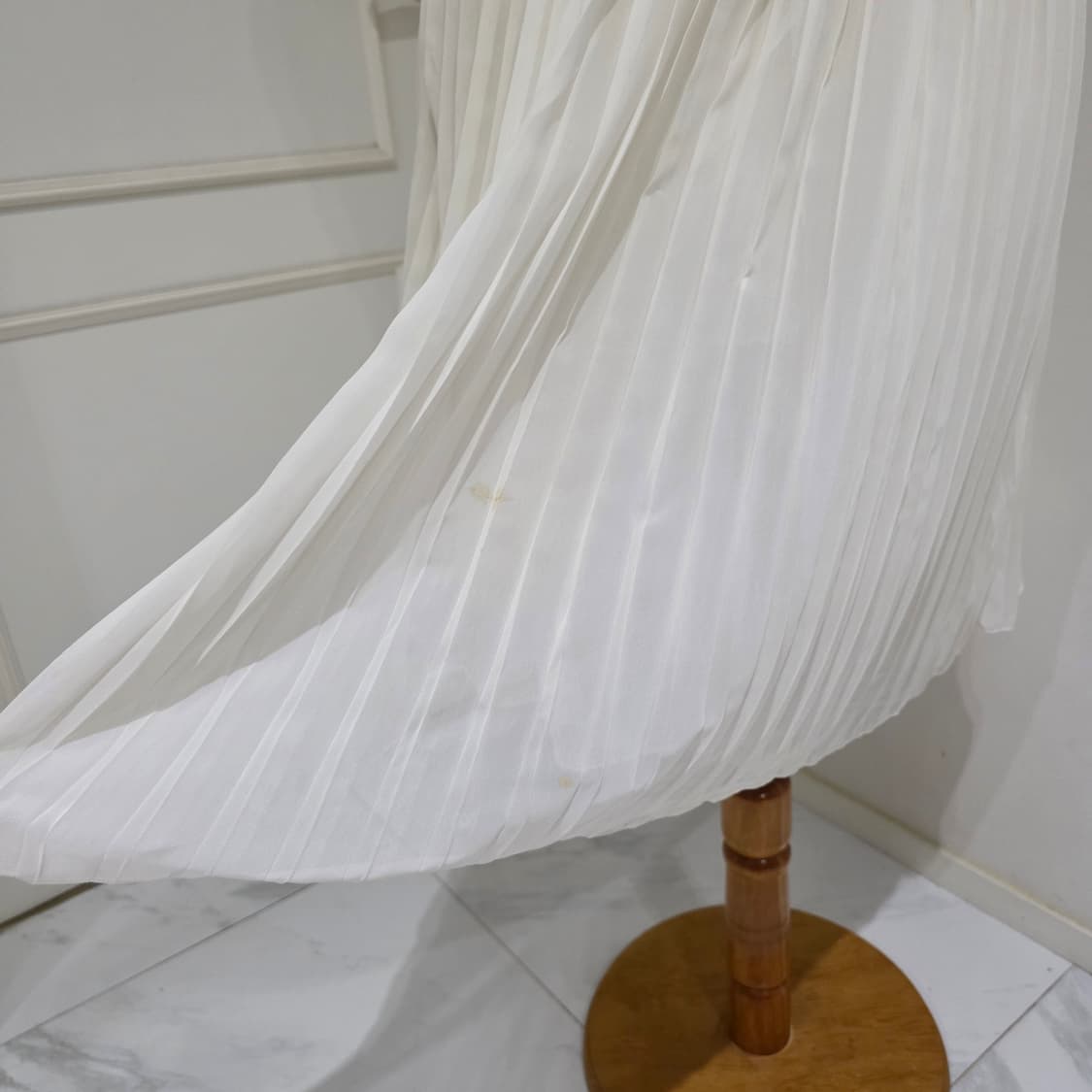 빈티지 히메갸루st 모리걸 플리츠 샤 민소매 원피스 상품이미지4