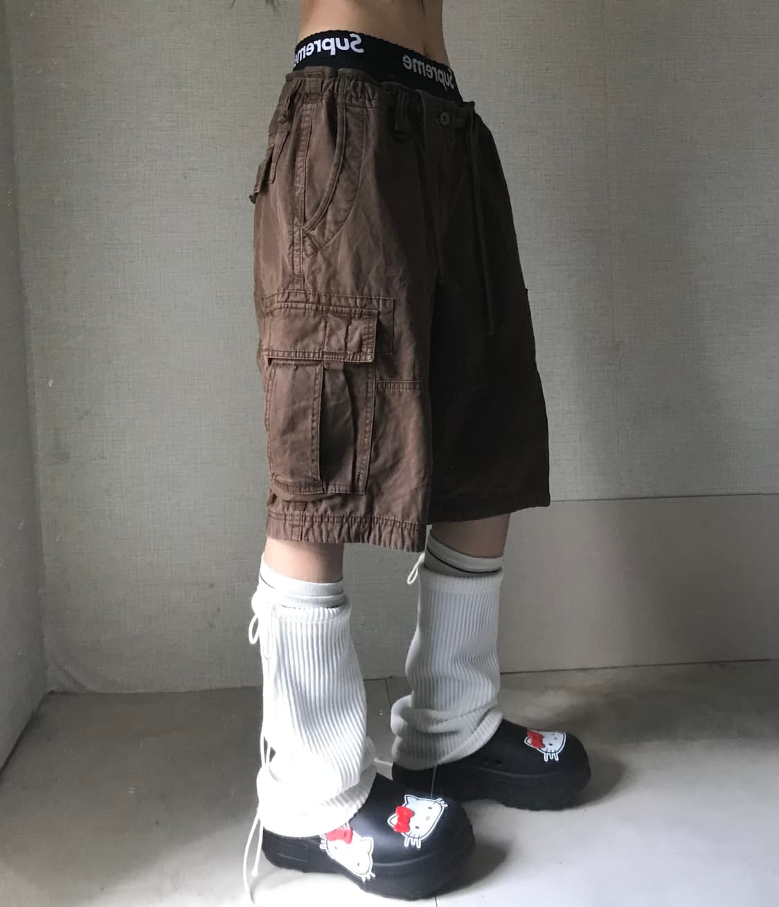 빈티지 브라운 버뮤다 상품이미지5