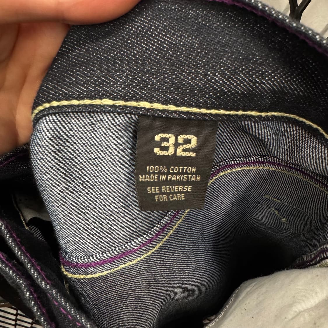 00s 쿠지 데님 반바지 전후면 포켓 앵무새 자수 포인트 흑청 상품이미지9