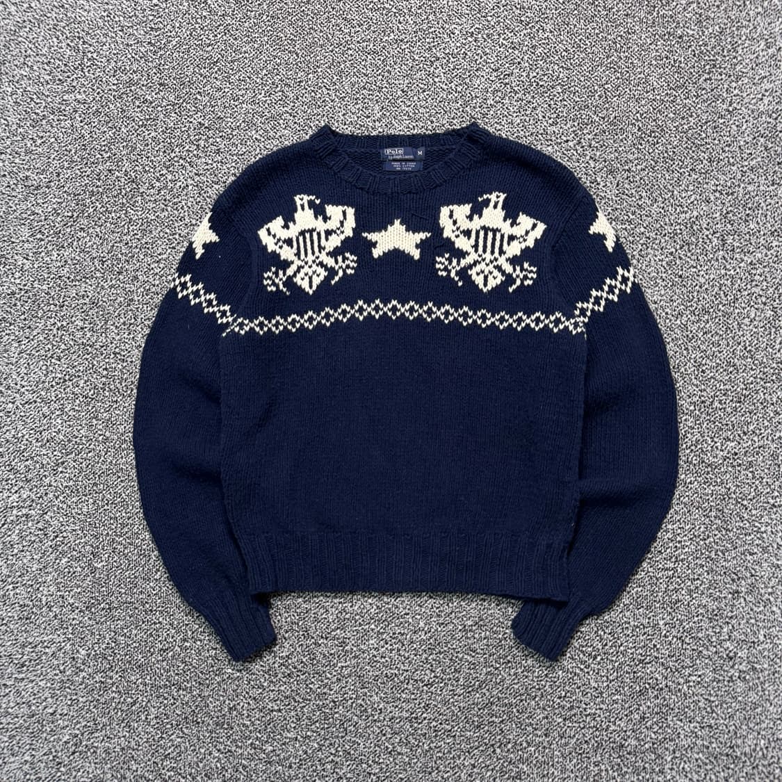 Name : 폴로 랄프로렌 네이비컬러 패턴 니트 :) 상품이미지1