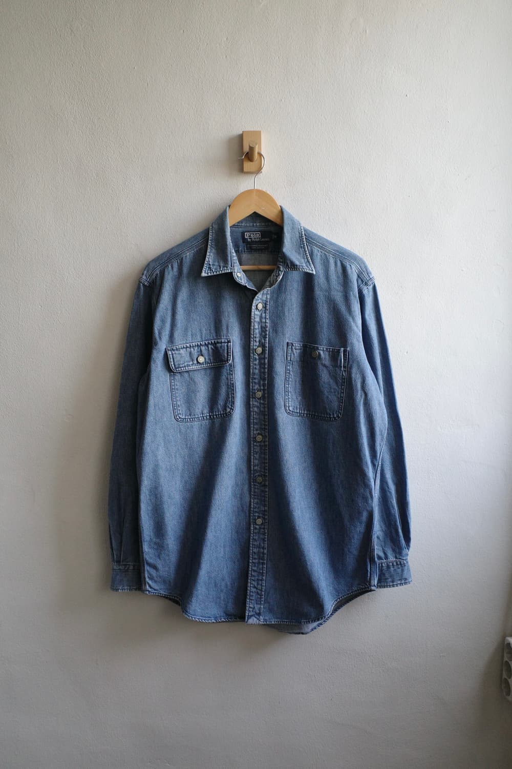 폴로 던가리 데님 셔츠 상품이미지1