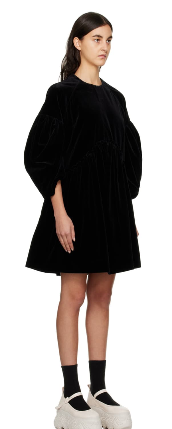 Simone Rocha 벨벳 블랙미니드레스 상품이미지2